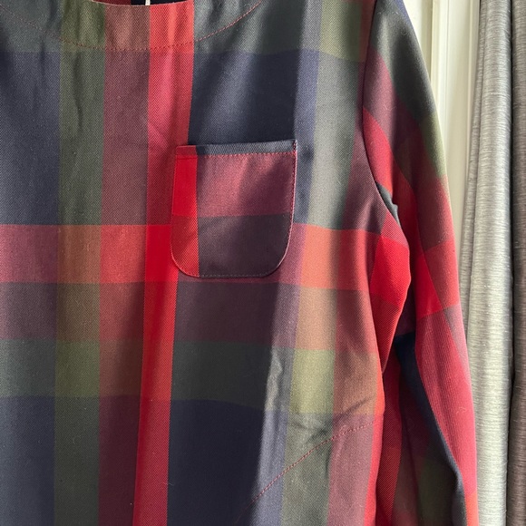 Red and Blue Plaid Dress - Picture 3 of 9